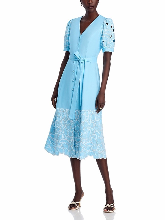 Elie Tahari Dresses & Skirts - Elie Tahari The Jade Eyelet Dress